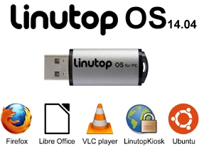 Ext : -  32GO Cl USB Linutop OS pour PC