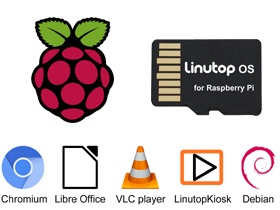 Ext : - 16GB SD Linutop OS for Raspberry Pi