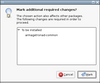 Dependencies dialog