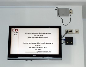 Digital Signage - Diekirch college