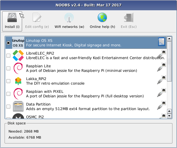 Linutop news : Linutop OS now available in NOOBS format for Raspberry Pi !