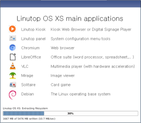 Linutop NOOBS applications