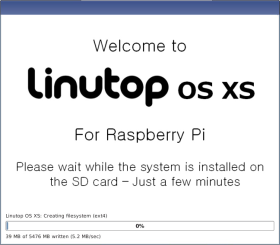 Linutop NOOBS install